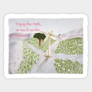 Enjoy the Path Sticker